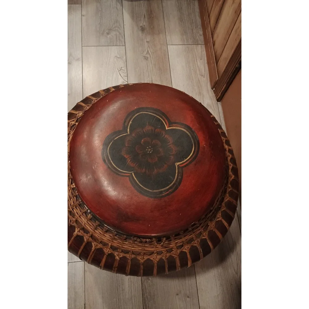 Burmese Chinese Home Decor 2️⃣4️⃣x1️⃣7️⃣Large Asian Woven Bamboo Storage Basket